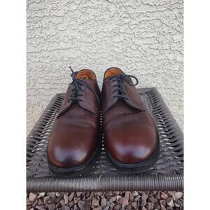 Alden C.D.L Burgundy Pebble Grain Derby Shoes Size 12 EEEEE Extra Wide Goodyear